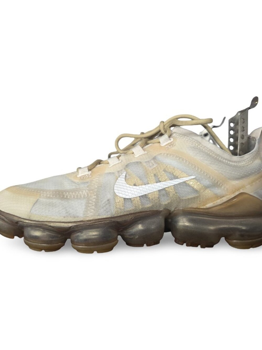 Nike Air VaporMax 2019 Cream Light Bone Women's Shoes Size 9 Model AR6632-101 D